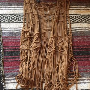 Boho style vest.